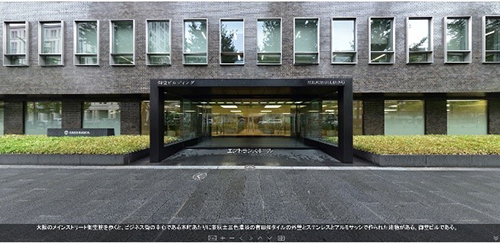 バーチャル御堂ビル見学(外観エントランス)