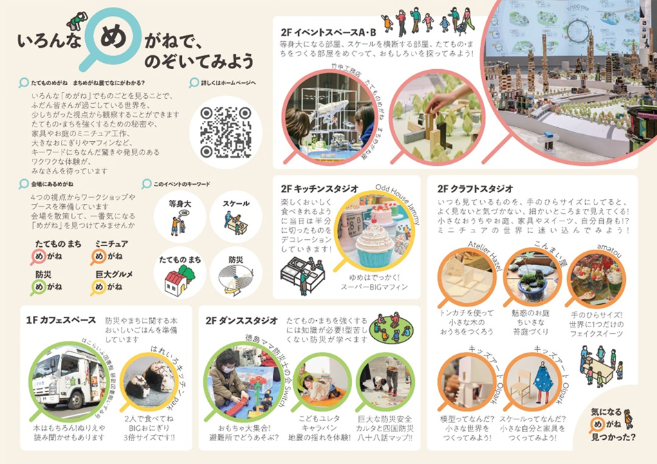 たてものめがね まちめがね展　展示内容