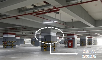 地下1階駐車場