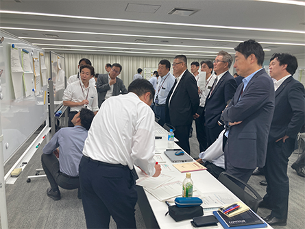大阪本店：災害シミュレーション訓練