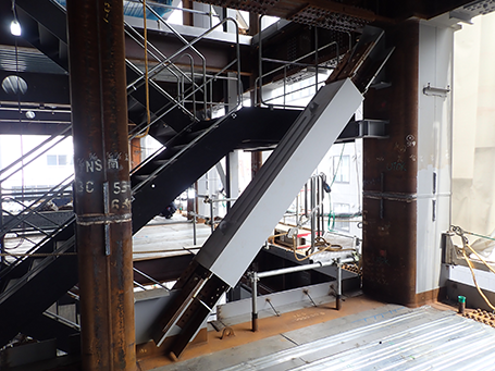 開発ダンパーの取付状況