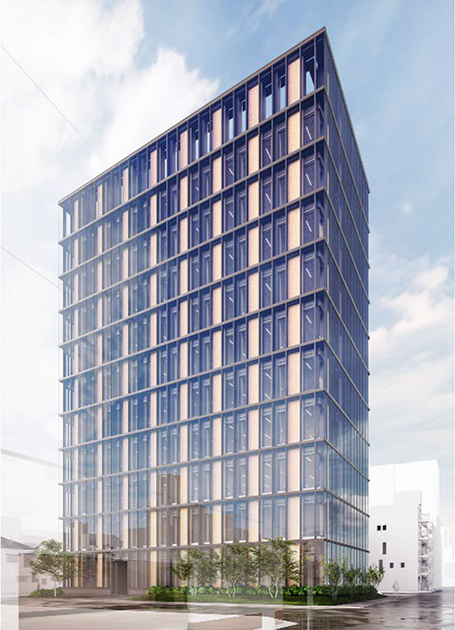 ちゅうぎん丸の内ビル外観パース