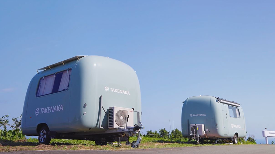 トレーラーハウス「牽引式オフグリッド型モバイルハウス」が日経優秀