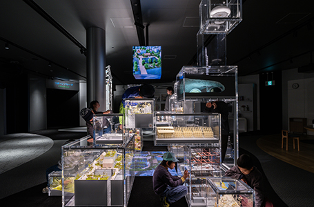空からひろがる都市（展示）