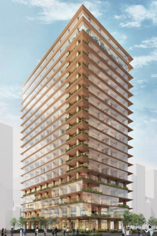 三井不動産 日本橋木造オフィスビル計画