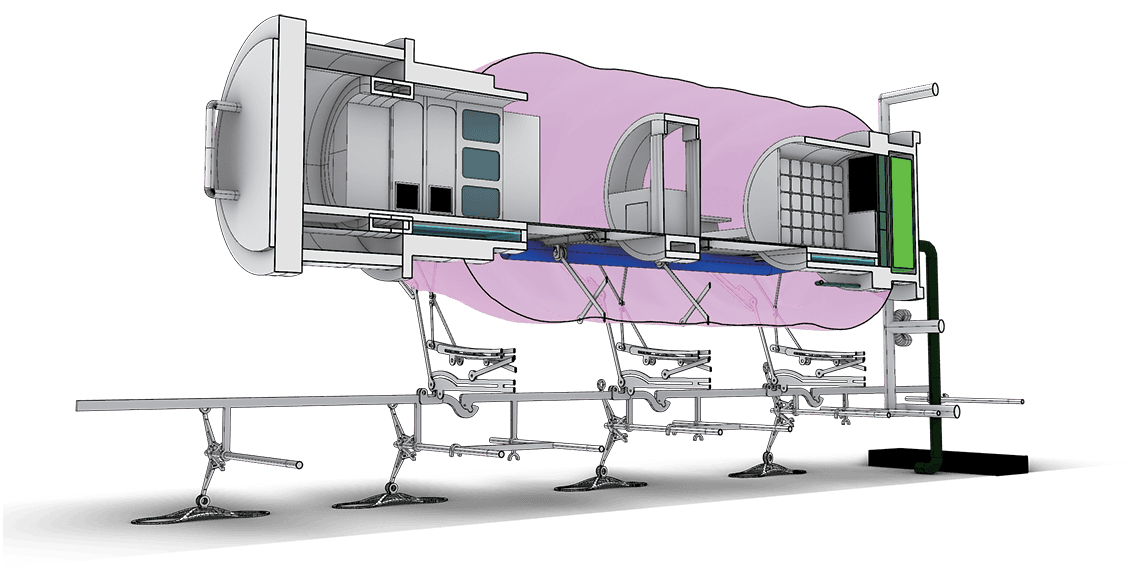 極短期滞在用2人用モジュール